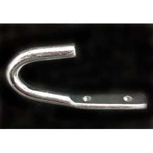 Hook, 0.625 WD x 3.75 HT x 1.75 Depth, Steel, Zinc Plated