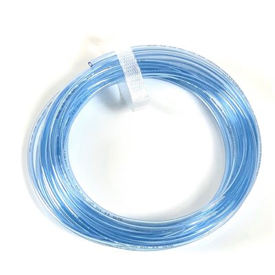 Tubing, 4.0mm OD x 2.5mm ID, 95A Durometer, Polyurethane, Clear Blue