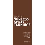 Sunless Spray Tanning FAQ Brochure