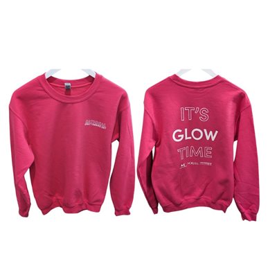 It's Glow Time Sweatshirt 2024 National Spray Tanning Day M