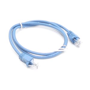 Cable, Ethernet, RJ45 Male to RJ45 Male, CAT5e, Blue