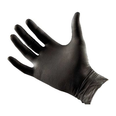 Black Latex-Free Gloves, 100 pack