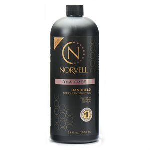 Norvell Professional Handheld Spray Tan Solution, DHA Free Training, 34.0 fl. oz.