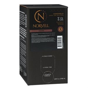 Norvell Professional Handheld Spray Tan Solution, Dark, 128.0 fl. oz.