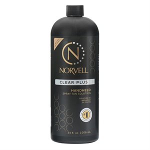 Norvell Professional Handheld Spray Tan Solution, Clear Plus, 34.0 fl. oz.
